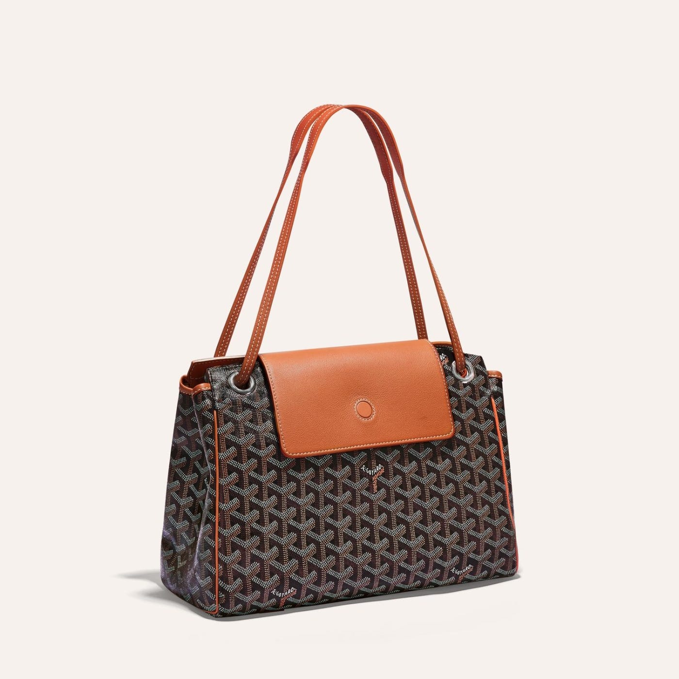 Goyard Rouette Souple Bag Black & Tan - Image 1